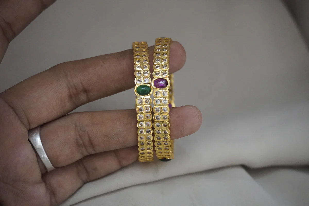 Pachloam Gold Bangles