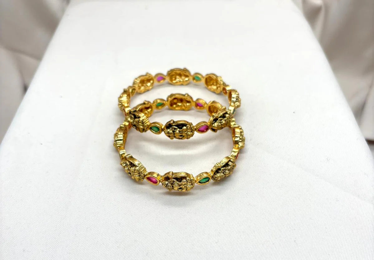 Mate finishing with Lord Lakshmi Bangle